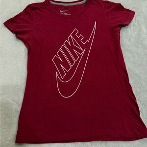 Nike Slim Fit Red Tee